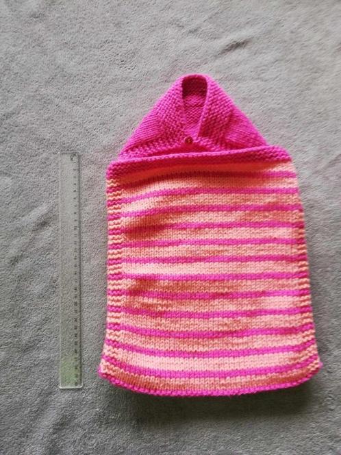 Poppenslaapzak in fuchsia/oranje, nieuw, Kinderen en Baby's, Speelgoed | Poppen, Nieuw, Babypop, Ophalen of Verzenden