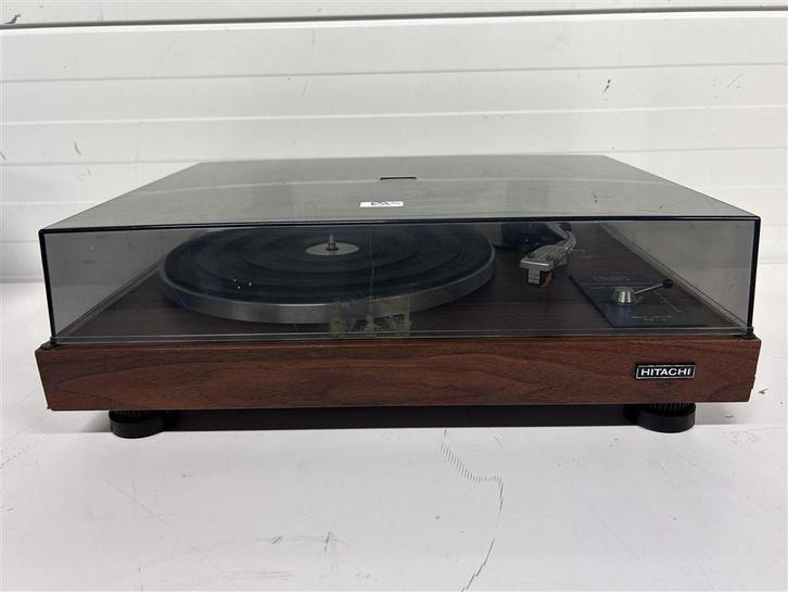 A7094. Hitachi PS-8 snaargedreven platenspeler, Audio, Tv en Foto, Platenspelers, Gebruikt, Platenspeler, Ophalen of Verzenden