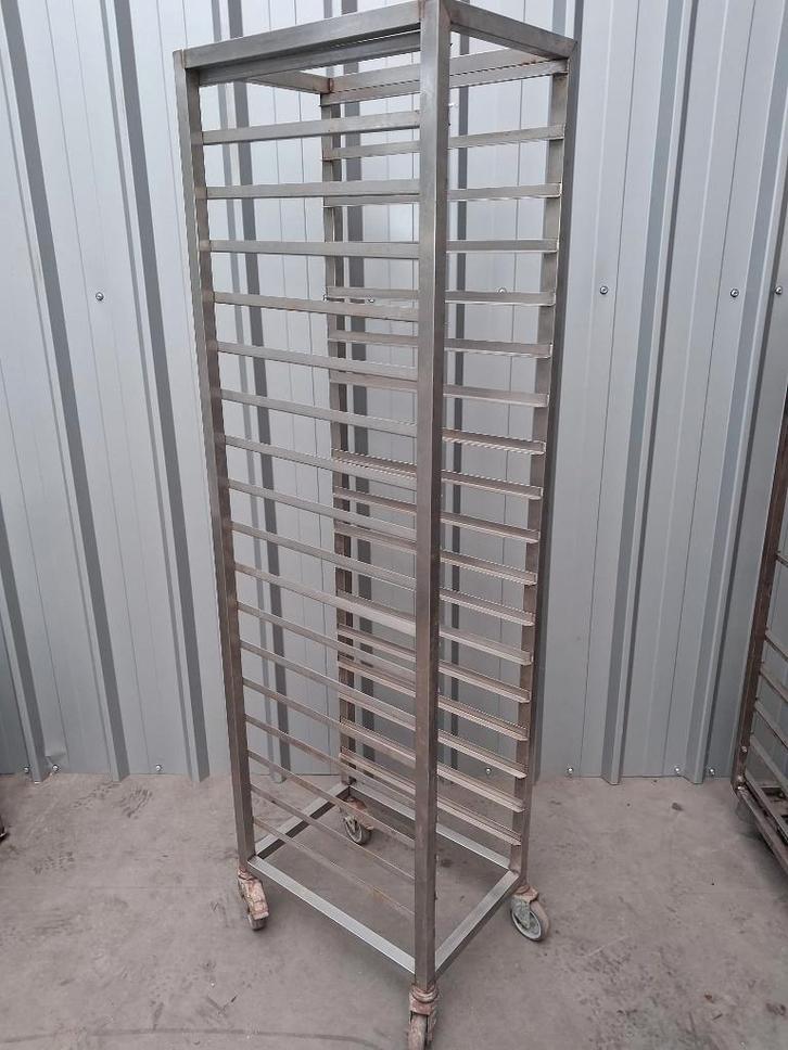 Chariot échelle  en inox 188 × 40 × 56,5 cm, Bricolage & Construction, Chariots de transport, Utilisé, Chariot de transport, Enlèvement ou Envoi