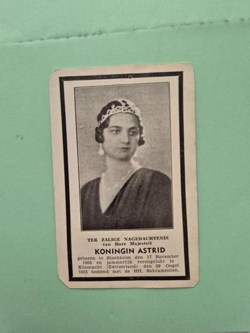 Uniek bidprentje Koningin Astrid (1935), Enlèvement ou Envoi