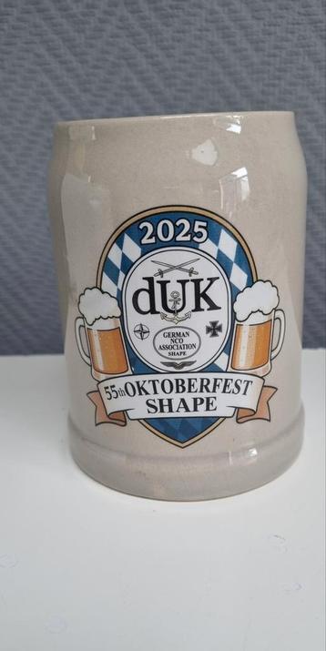 Chope à bière Oktoberfest S.H.A.P.E 2025 beschikbaar voor biedingen