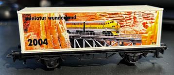 3271. H0 Märklin containerwagen. beschikbaar voor biedingen
