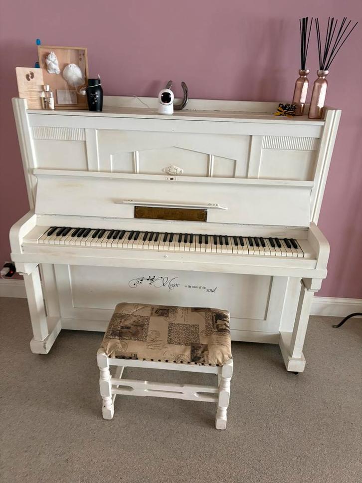 Mooie decoratieve piano, Muziek en Instrumenten, Piano's, Gebruikt, Overige kleuren, Ophalen