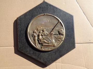 WO 2  plaquette FLAK , wedstrijd prijs uit jan. 1940 beschikbaar voor biedingen