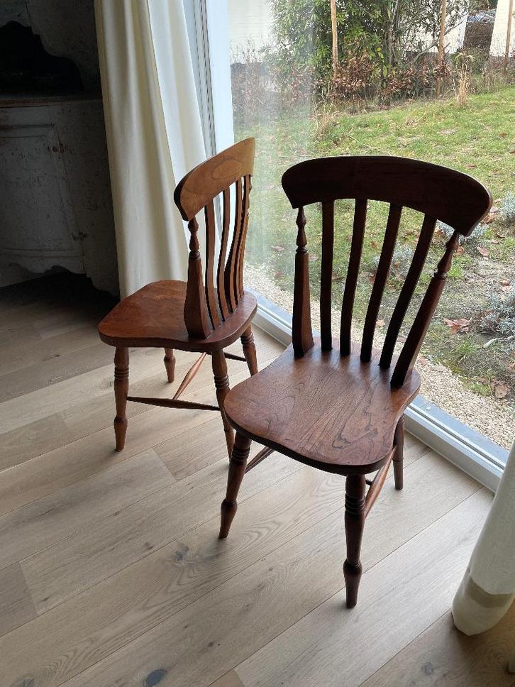 Windsor stoelen, 6x, Antiek en Kunst, Antiek | Meubels | Stoelen en Sofa's, Ophalen