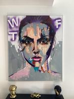 Groot schilderij met kader, Antiek en Kunst, Kunst | Schilderijen | Modern, Ophalen