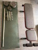 Thuis fitness, Sport en Fitness, Fitnessmaterialen, Ophalen, Zo goed als nieuw, Rug, Halterset