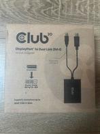 Club 3D Adaptateur actif DisplayPort -> DVI-I double liaison, Ophalen of Verzenden, Zo goed als nieuw