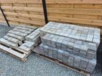 Betonklinkers grijs & blauw 6,5 a 7m²       10cm ×10cm x 4cm, Tuin en Terras, Ophalen, Klinkers, 5 tot 10 m², Zo goed als nieuw