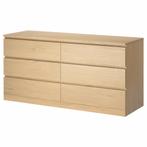 MALM Ikea dressoir met 6 laden, Huis en Inrichting, Kasten | Ladekasten, Ophalen, Kunststof, 5 laden of meer, 50 tot 100 cm