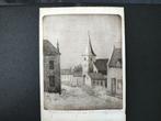 Dessin original gravure? Lithographie ? Villers St Ghislain, Verzenden