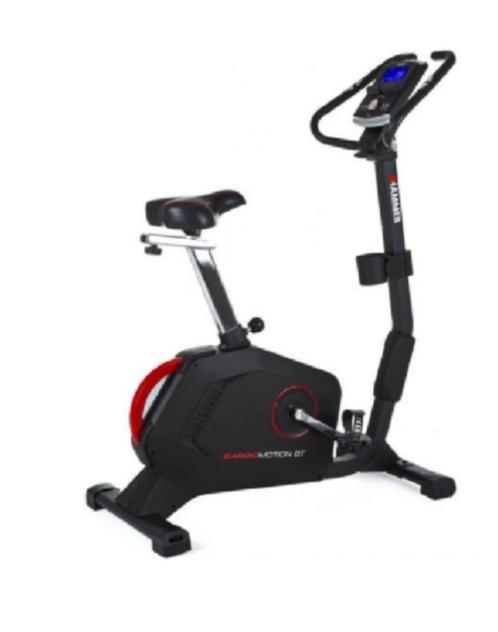Hammer Cardio Motion BT Ergometer | Hometrainer | Upright Bi, Sport en Fitness, Fitnessmaterialen, Zo goed als nieuw, Armen, Benen