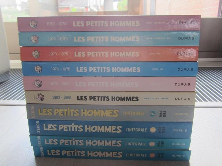 Les petits hommes - Intégrales 1 ==> 10 en E.O., Boeken, Stripverhalen, Zo goed als nieuw, Complete serie of reeks, Ophalen of Verzenden