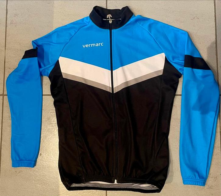 Vermarc Wielershirt lange mouw winter herfst medium, Fietsen en Brommers, Fietsaccessoires | Fietskleding, Zo goed als nieuw, Heren