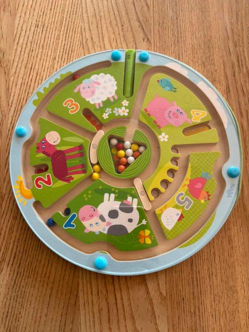 HABA magneetspel Getallenlabyrint, Kinderen en Baby's, Speelgoed | Houten speelgoed, Gebruikt, Ophalen