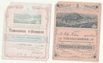 Lot 4 témoignages d' Honneur St Berthuin Malonne ALLESSIO, Verzenden, 1920 tot 1940, Namen