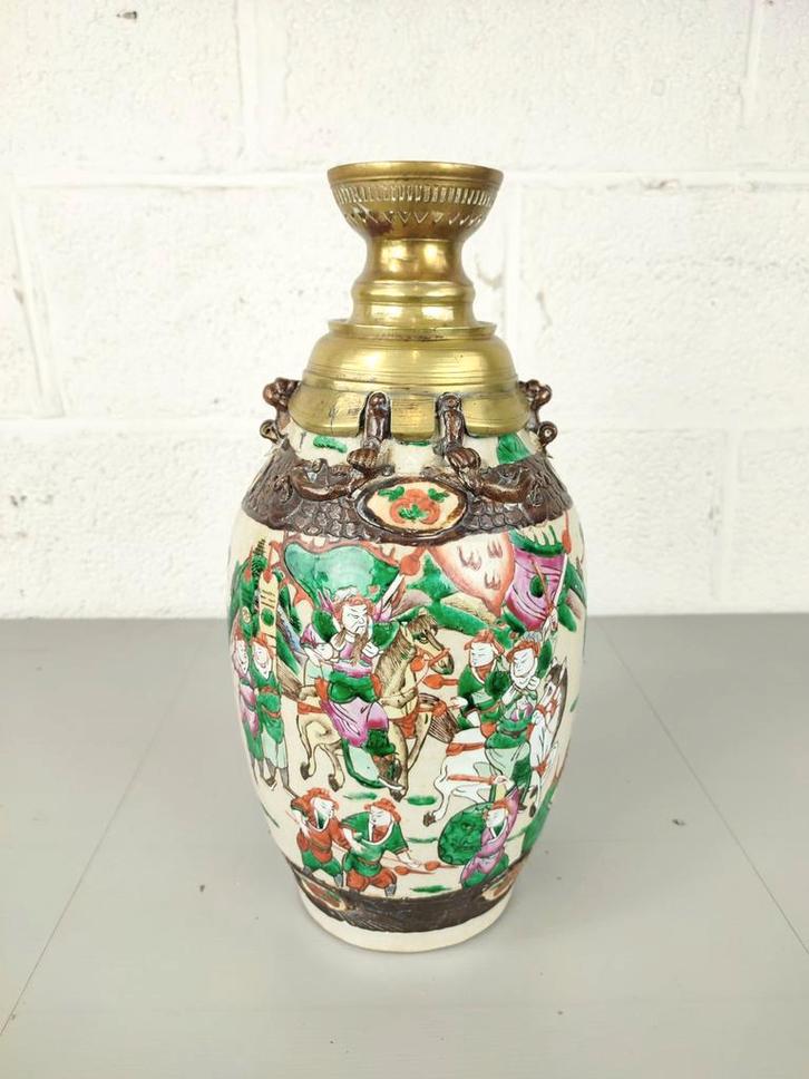 Antieke Chinese Nanking vaas, Antiek en Kunst, Antiek | Vazen, Ophalen