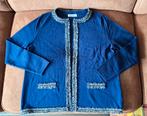 Gebreid vestje, jasje, Tripode, M/L, Vêtements | Femmes, Pulls & Gilets, Enlèvement ou Envoi, Comme neuf, Taille 42/44 (L), Bleu