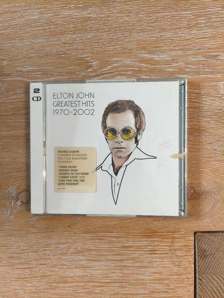 CD Elton John Greatests Hits 1970-2002 (2 cd's), Cd's en Dvd's, Cd's | Overige Cd's, Gebruikt, Ophalen of Verzenden