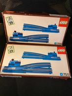 2 oude vintage Lego dozen ‘70 s met wissels treinen D 755, Ophalen of Verzenden, Zo goed als nieuw, Lego