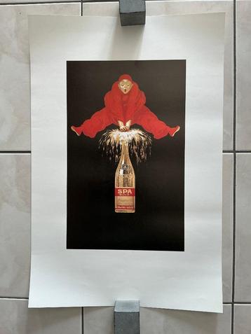 Lot de 2 posters, Eau de SPA Monopole, voir Photos, Enlèvement ou Envoi, Utilisé, Panneau publicitaire