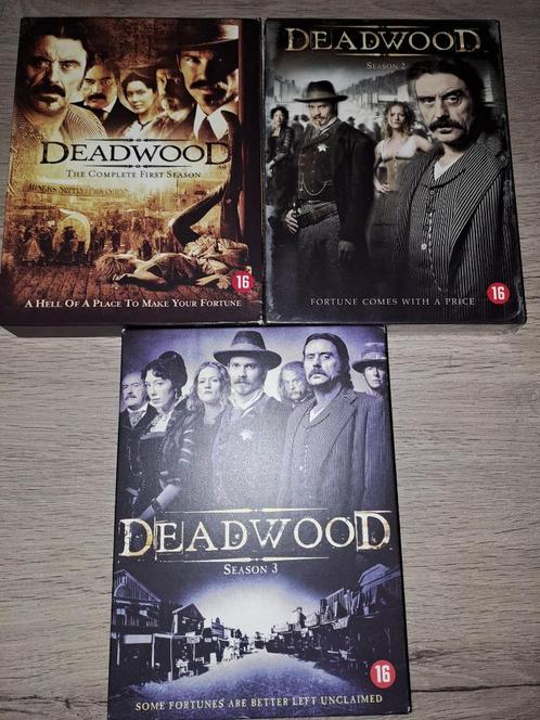Deadwood 1-3, Cd's en Dvd's, Dvd's | Overige Dvd's, Zo goed als nieuw, Ophalen of Verzenden