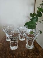 Peill Putzler drinkglazen glazen 4x vintage loodkristal, Ophalen of Verzenden