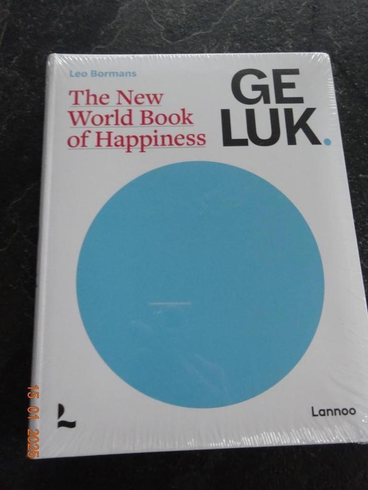 Geluk The New World Book of Happiness *Leo Bormans*NIEUW**, Boeken, Psychologie, Nieuw, Ophalen of Verzenden