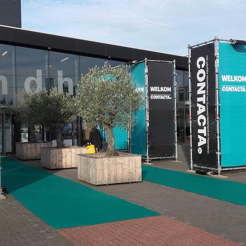 Groene loper Actie prijs, Huis en Inrichting, Stoffering | Tapijten en Vloerkleden, Nieuw, 200 cm of meer, 200 cm of meer, Groen