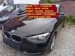 BMW 1 114 I  ZWART METALIC ( 155 KM)  2013, Autos, Euro 5, Achat, Entreprise, Noir