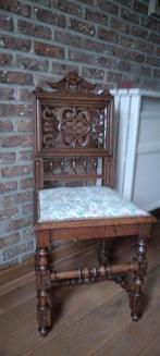 6 stoelen, Huis en Inrichting, Stoelen, Ophalen, Gebruikt, Bruin, Pastoriestijl en antiekstijl