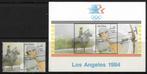 België OPC 2121-22+BL60 Olympische spelen 1984 **, Postzegels en Munten, Postzegels | Europa | België, Olympische Spelen, Ophalen of Verzenden
