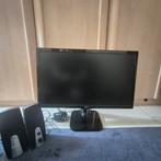 LG 24 inch Monitor + Trust Mila Speaker – Compleet setje!, Computers en Software, Monitoren, HD, Zo goed als nieuw, VGA, Ophalen