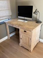 Eiken bureau, Huis en Inrichting, Bureaus, Ophalen, Zo goed als nieuw, Bureau