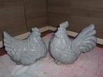 2 mooie grote beelden Kippen, Tuin en Terras, Tuinbeelden, Ophalen, Zo goed als nieuw