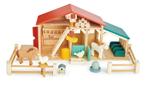 Houten boerderij Tender Leaf Toys ACTIE, Ophalen of Verzenden, Nieuw, Overige typen