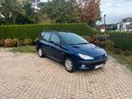 Peugeot 206SW 1.4 benzine bj 2006, blauw 122000km, Auto's, Peugeot, Voorwielaandrijving, Stof, Zwart, 4 cilinders