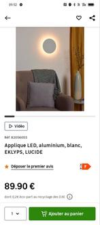 Applique LED, aluminium, blanc, EKLYPS, LUCIDE, Maison & Meubles, Ameublement | Papier peint, Enlèvement, Blanc