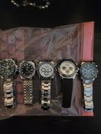 Horloges 5 stuks, Handtassen en Accessoires, Horloges | Heren, Ophalen, Zo goed als nieuw