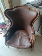 Zetel met hoge rugleuning, Huis en Inrichting, Fauteuils, Ophalen, Gebruikt