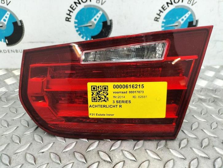 B.M.W. 3 SERIES F31 320d High Executive  [R_TAILLIGHT] 2014, Auto-onderdelen, Verlichting, Gebruikt, ARN erkend, Stiba lid, Erkend duurzaam