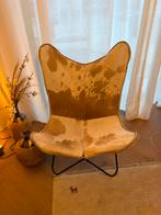 Butterfly chair in echte koeienhuid – designstoel, Ophalen, Gebruikt