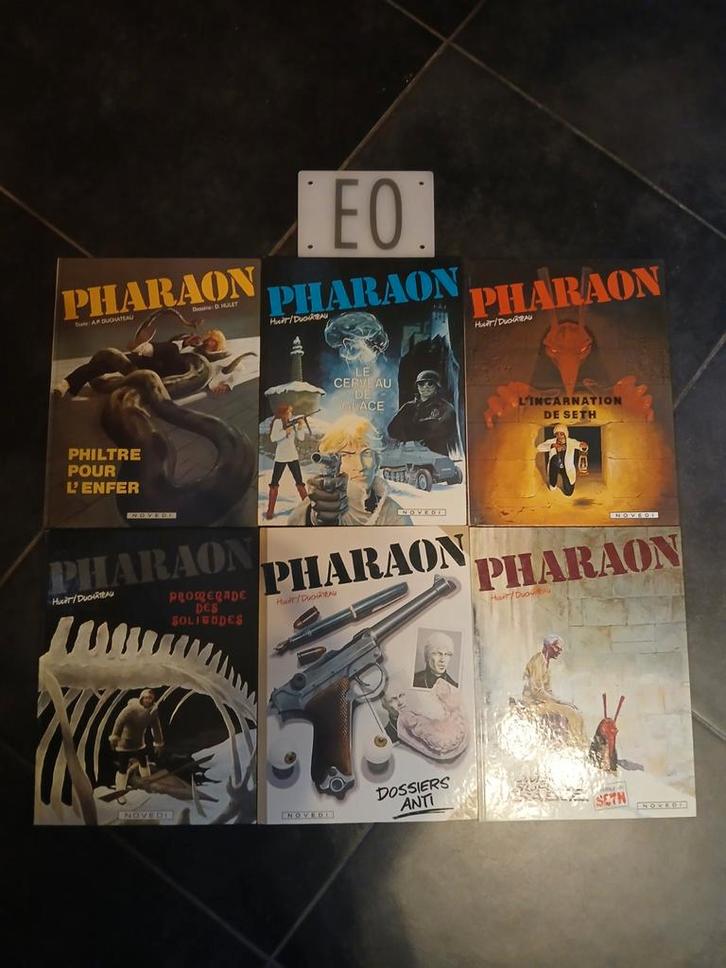 Lot de 6 bd pharaon 1 à 6,EO, Boeken, Avontuur en Actie, Ophalen of Verzenden