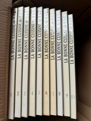 Collection complète «La bonne cuisine de À à Z» 10 Volumes