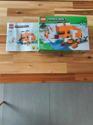 Lego Minecraft 21178 De Vossenhut beschikbaar voor biedingen