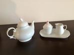 Theepot + melkkannetje + suikerpotje, Ophalen, Gebruikt, Porselein