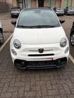 Fiat abart 595 turismo wit, Auto's, Fiat, Voorwielaandrijving, Wit, Leder, Parkeersensor