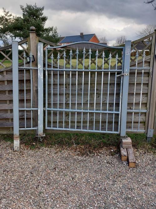 Tuinpoort, Tuin en Terras, Tuinpoorten, Gebruikt, Draaipoort, IJzer, 100 tot 150 cm, 100 tot 150 cm, Ophalen