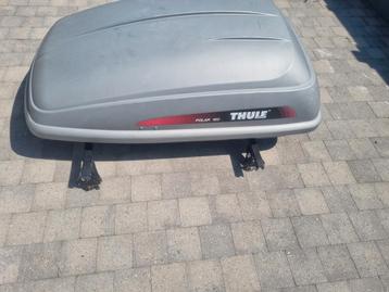 Coffre de toit Thule à vendre + barres de toit pour une Merc, Enlèvement, Comme neuf