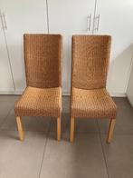 2 stoelen Origineel Loom bv naturel, Huis en Inrichting, Ophalen, Gebruikt, Overige kleuren, Twee